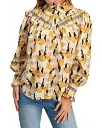 Gigio - Floral Long Sleeve Button Down Shirt - Lyst