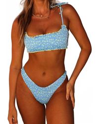 Kulani Kinis - Shirred Minimal Full Bikini Bottom - Lyst