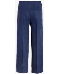 Vilagallo - Straight Leg Crop Stretch Trouser - Lyst