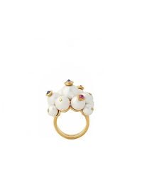Avenue Chic - Temple Muse Pearl Statement Ring - Lyst