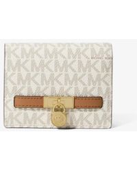 Michael Kors - Hamilton Moderne Small Signature Logo Wallet - Lyst