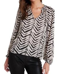 Bella Dahl - Half Placket Pullover Blouse - Lyst