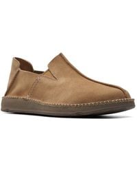 Clarks - Gorsky Step Suede Slip On Loafers - Lyst