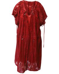 IRO - Lace-Up Midi Dress - Lyst