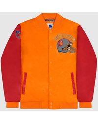 Starter - Tampa Bay Buccaneers Varsity Satin Full-Snap Jacket - Lyst