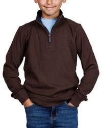 Tailorbyrd - Cozy Knit 1/4-Zip Pullover - Lyst