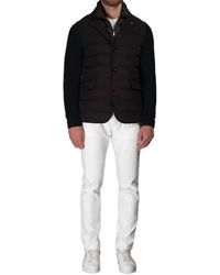 Moorer - Roger Quilted Hybrid Jacket - Lyst