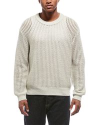 FRAME - Wool-Blend Crewneck Sweater - Lyst