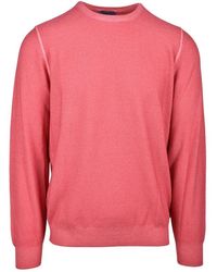 Vengera - Crewneck Virgin Wool Sweater - Lyst