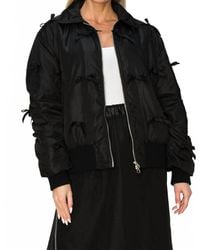 Joh - Judith Bomber Jacket With Ribbons - Lyst