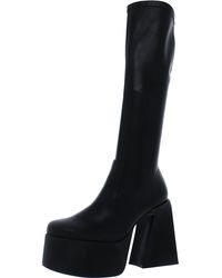 Steve Madden - Hartlie Round Toe Casual Thigh-high Boots - Lyst