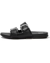 Fitflop - Gracie Leather Slide Sandal - Lyst