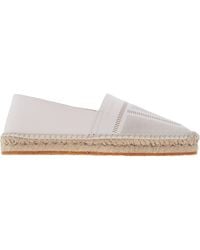 Ferragamo - Seda Leather Espadrilles - Lyst