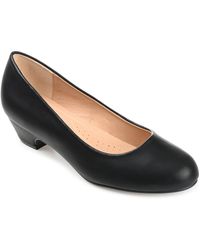 Journee Collection - Collection Comfort Wide Width Saar Pump - Lyst