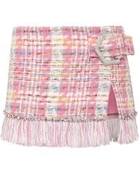 Philipp Plein - Mini Skirt Tweed - Lyst