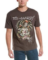 Ed Hardy - Limited Edition Battle Skull T-shirt - Lyst