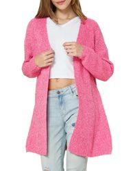Bestto - Ribbed-Knit Open-Front Cardigan - Lyst