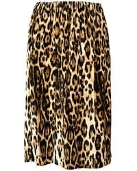 SLEEP NO MORE - Midi Skirt With Captivating Leopard Print - Lyst