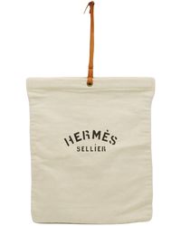 Hermès - Aline Canvas Shoulder Bag (pre-owned) - Lyst