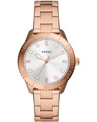 Fossil - Dayle Three-hand, -tone Stainless Steel Watch - Lyst