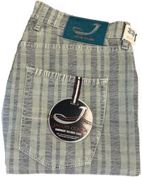 Jacob Cohen - Style 656 Jumbo Pinstripe Cotton Pants - Lyst