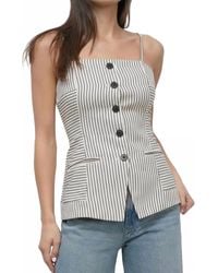 Greylin - Sandi Button Front Top - Lyst