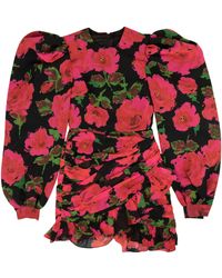 Quinn - Rara Floral Dress - Fuchsia Pink - Lyst