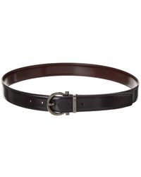 Ferragamo - Gancini Reversible & Adjustable Leather Belt - Lyst