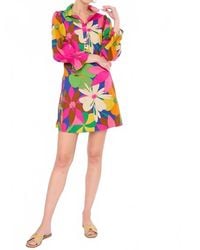 Flora Bea - Adelina Button Front Dress - Lyst