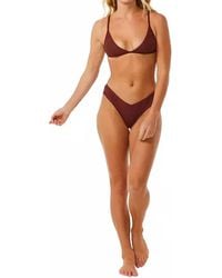 Rip Curl - Premium Surf Fixed Triangle Bikini Top - Lyst