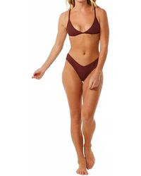 Rip Curl - Premium Surf Fixed Triangle Bikini Top - Lyst