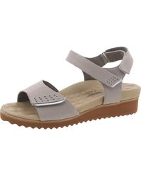 Walking Cradles - Heather Adjustable Leather Slingback Sandals - Lyst