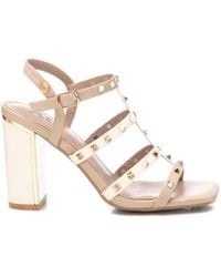 Xti - Heeled Sandals With Studs - Lyst