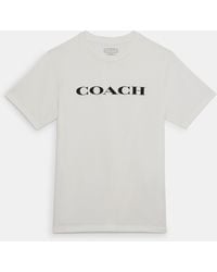 COACH - Essential T-shirt In Organic Cotton - Lyst