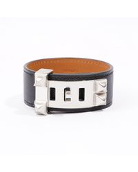 Hermès - Collier De Chein Bracelet Leather - Lyst
