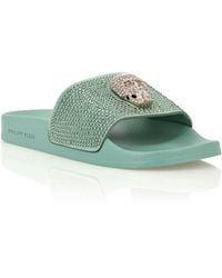Philipp Plein - Sandals Flat Skull With Crystals - Lyst