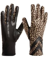Isotoner - Smartdri Smartouch 3 Button Length Chevron Gloves - Lyst