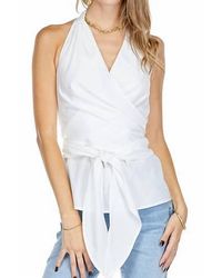 J joy - Corrine Wrap Halter Top - Lyst