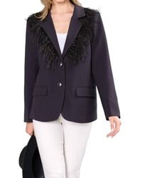 Joh - Jane Jacket With Feathers - Lyst