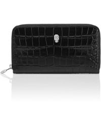 Philipp Plein - Rounded Zip Wallet Cocco - Lyst