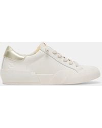 Dolce Vita - Zina Foam 360 Sneakers White Gold Recycled Leather - Lyst