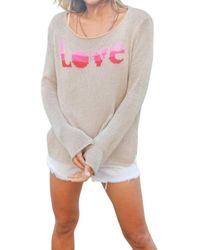 Wooden Ships - Love Crew Sweater - Lyst
