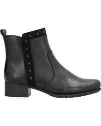 Rieker - Leather Ankle Boots - Lyst