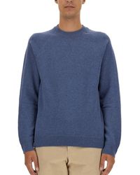 Paul Smith - Merino Wool Crew Neck Sweater - Lyst
