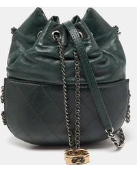 Chanel - Quilted Leather Small Gabrielle Bucket Bag - Lyst