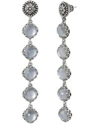 Konstantino - Silver Pearl Earrings - Lyst