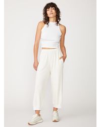 Stateside - Luxe Thermal Wide Leg Pull-on Pant - Lyst