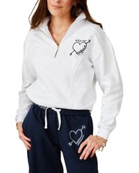 Theme - Girls Crosby Half Zip Atelier Sweatshirt - Lyst