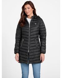 Guess - Lacy Puffer Coat - Lyst