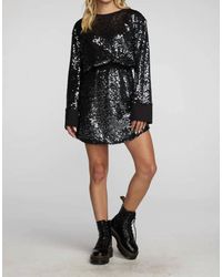 Chaser Brand - Mini Dress With Wide Sleeves - Lyst
